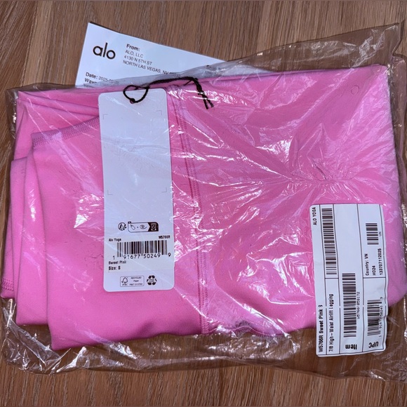 ALO Yoga Pants - Alo 7/8 High-Waist Airlift Legging Sweet Pink Brand New NWT